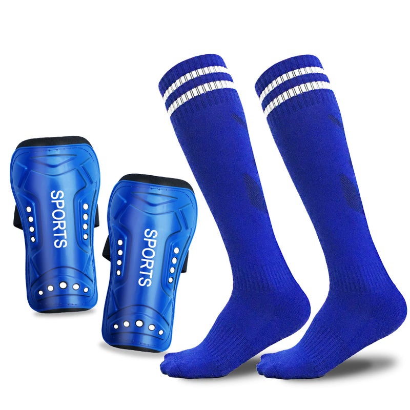 Mypre Soccer Shin Guards Pads with Socks Gear for Soccer 3,4,5 Year Old and Up Little Girls Boys Kids Child Youth Toddler Teenagers - Image 1